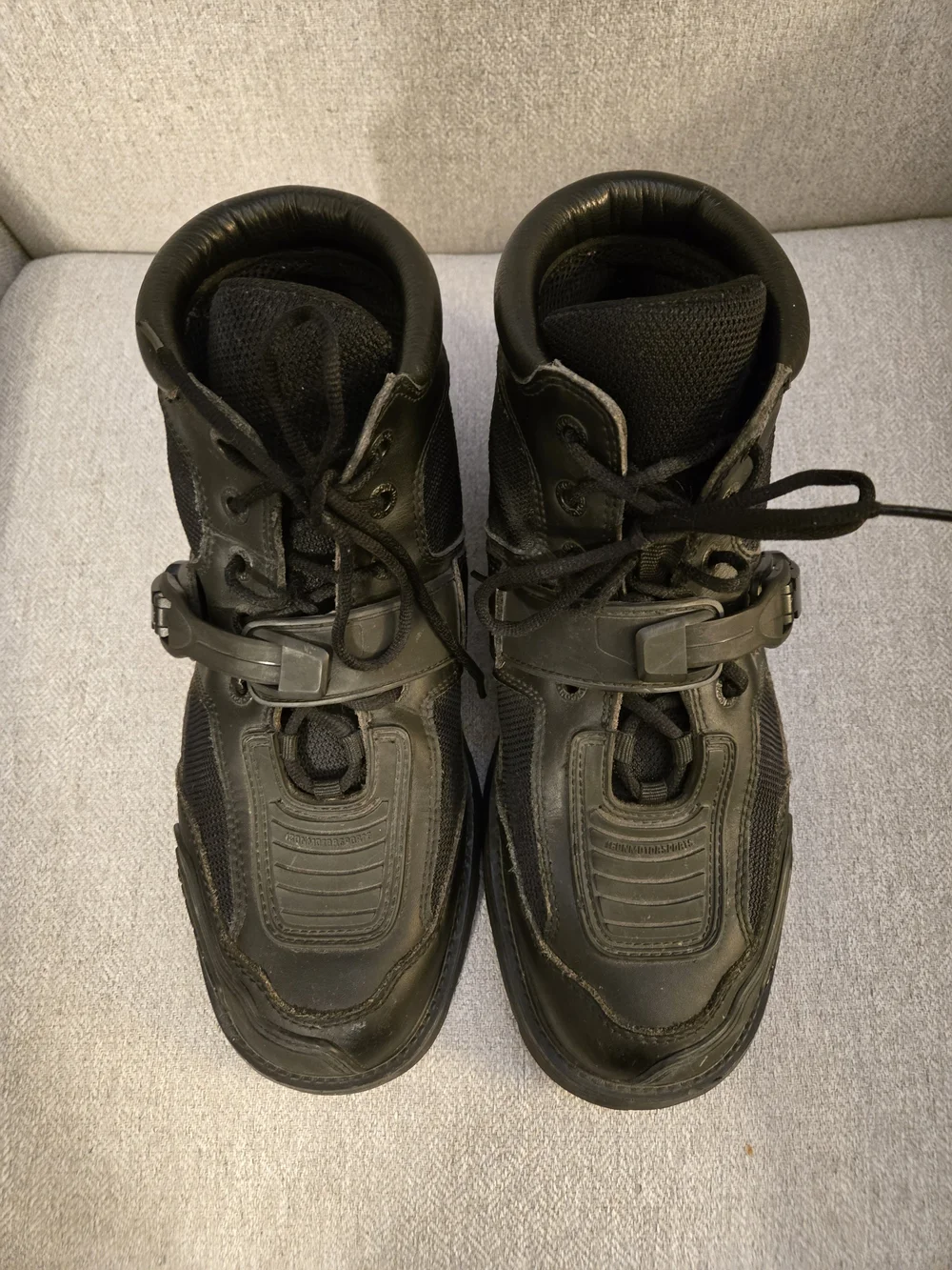 ICON Black High-Top Utility Boots